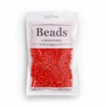 LindeHobby Beads Glitter 03 Czerwony