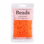 LindeHobby Beads Neon 01 Pomarańczowy