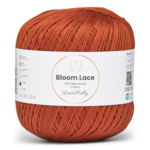 LindeHobby Bloom Lace Mercerized Cotton 36 Ceglany