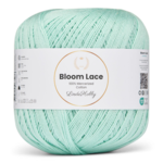 LindeHobby Bloom Lace Mercerized Cotton 37 Pastelowa mięta