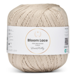 LindeHobby Bloom Lace Mercerized Cotton 39 Perłowy szary