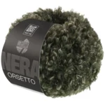 Lana Grossa Orsetto 108 Leśna zieleń/Szarozielony