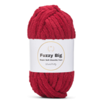 LindeHobby Fuzzy Chenille BIG 12 Burgundowy