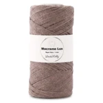 LindeHobby Macrame Lux, Sznurek do makramy, 1 mm 02 Ciemny beż