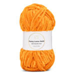 LindeHobby Fuzzy Chenille Gold Lurex 37 Pomarańczowy