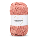LindeHobby Fuzzy Chenille Gold Lurex 39 Pudrowy