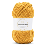 LindeHobby Fuzzy Chenille Gold Lurex 16 Musztardowy