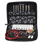 ChiaoGoo Zestaw Wymiennych Drutów Okrągłych Twist Red Lace, Small, 10 cm