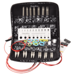 ChiaoGoo Zestaw Wymiennych Drutów Okrągłych Twist Red Lace, Complete, 10 cm