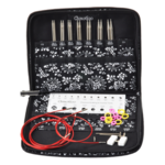 ChiaoGoo Zestaw Wymiennych Drutów na Żyłce Twist Red Lace, Small, 13 cm