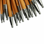 ChiaoGoo Wymienne Druty Okrągłe Spin Bambus Patina (10 i 13 cm)