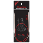 ChiaoGoo Druty na Żyłce Knit Red Stal Nierdzewna (23-100 cm) 60 cm