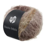 Lana Grossa Basta Mista 118 Taupe/szarobrązowy/mokka/szarobeżowy/jasny beż