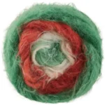 Lana Grossa Basta Mista 799 Zielony/Biały/Czerwony