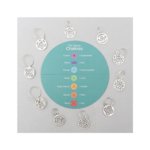 KnitPro Chakra Markery Oczek, Srebro