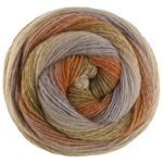 Lana Grossa Gomitolo Gala 4028 Piaskowy/beżowoszary/rdzawy/pomarańczowy/zielonopomarańczowy/khaki/zielona trzcina/jasny beżowy