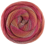 Lana Grossa Gomitolo Gala 4032 Szarofioletowy/różowy/pomidorowy/czarwonopomarańczowy