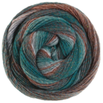 Lana Grossa Gomitolo Gala 4036 Maron/petrol/zielonomorski/szarozielony/jasnoszary