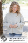 264-36 Grey Thistle Sweater by DROPS Design