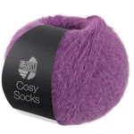 Lana Grossa Cosy Socks 22 Fioletowy