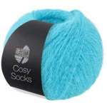 Lana Grossa Cosy Socks 23 Turkusowy