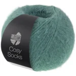 Lana Grossa Cosy Socks 06 Szałwiowozielony