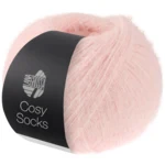 Lana Grossa Cosy Socks 01 Różany
