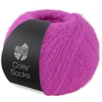 Lana Grossa Cosy Socks 16 Fuksja