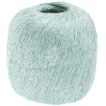 Lana Grossa Brillino 11 Pastelowa zieleń/Srebro