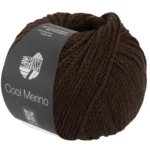 Lana Grossa Cool Merino 44 Ciemny szarobrązowy