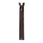 YKK Rozdzielczy Metalowy Zamek Błyskawiczny 4 mm (25-65 cm) 570 Brązowy