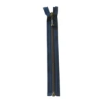 YKK Rozdzielczy Metalowy Zamek Błyskawiczny 4 mm (25-65 cm) 560 Granatowy