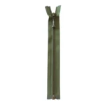 YKK Rozdzielczy Metalowy Zamek Błyskawiczny 4 mm (25-65 cm) 566 Zieleń wojskowa