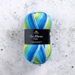 Svarta Fåret Sox Merino 4 ply 23 Linia brzegowa