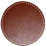 Go Handmade Okrągła Baza: Brązowy, 25 cm