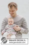 Baby 51-23 Sunrise Star Cardigan by DROPS Design