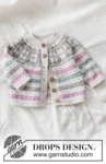 Baby 51-23 Sunrise Star Cardigan by DROPS Design