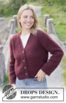 Cranberry Season Cardigan – DROPS 272-37 – zdjęcie 1