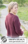 Cranberry Season Cardigan – DROPS 272-37 – zdjęcie 2