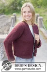 Cranberry Season Cardigan – DROPS 272-37 – zdjęcie 3