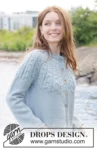 River Dream Cardigan – DROPS 273-12 – kardigan z włóczki Nepal