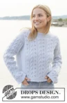 Lucky Cables Sweater – DROPS 273-3 – sweter z włóczki Karisma