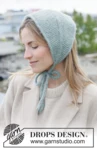 Sage Spirit Bandana – DROPS 270-23 – bandana z wiązaniami z włóczki Air