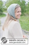 Sage Spirit Bandana – DROPS 270-23 – bandana z wiązaniami z włóczki Air