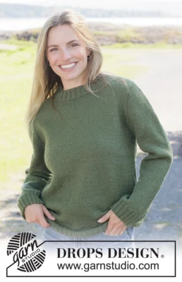 271-34 Autumn Hunter Sweater by DROPS Design — 1