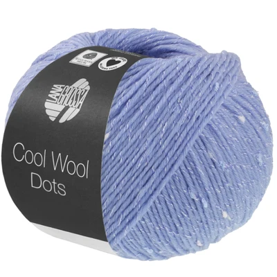 Lana Grossa Cool Wool Dots 01 Jasnoniebieski