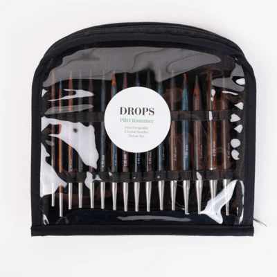 DROPS Pro Romance Zestaw Deluxe Wymiennych Drutów z Żyłką