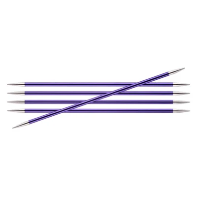 Druty pończosznicze KnitPro Zing 20 cm (2,00-8,00 mm)