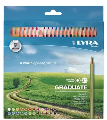 Kredki Lyra Graduate, 24 szt