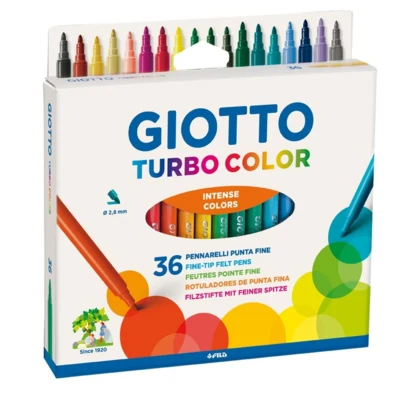 Długopisy Giotto Turbo Color, 36 szt